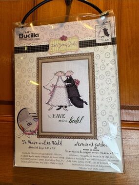 Bucilla Dimensions 'To Have and to Hold' Counted Cross Stitch Kit